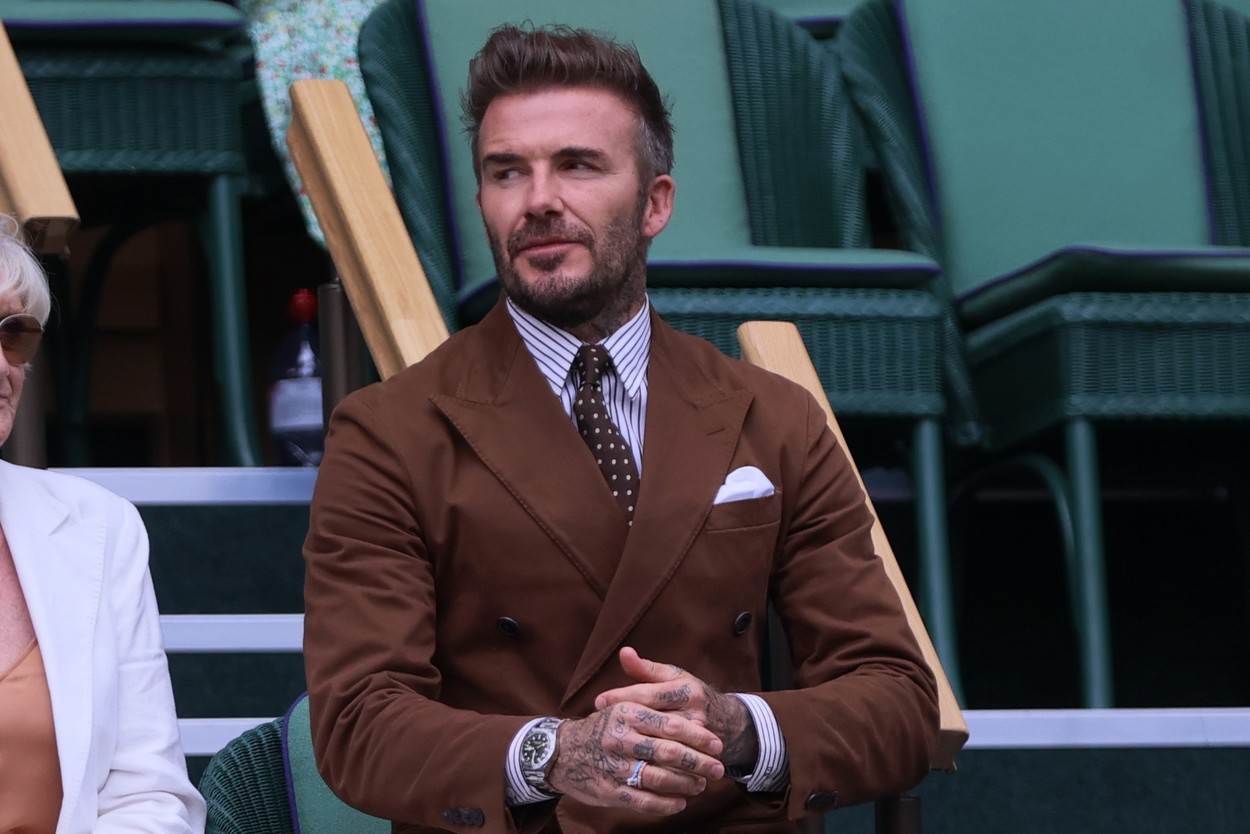 David Beckham na Wimbledonu