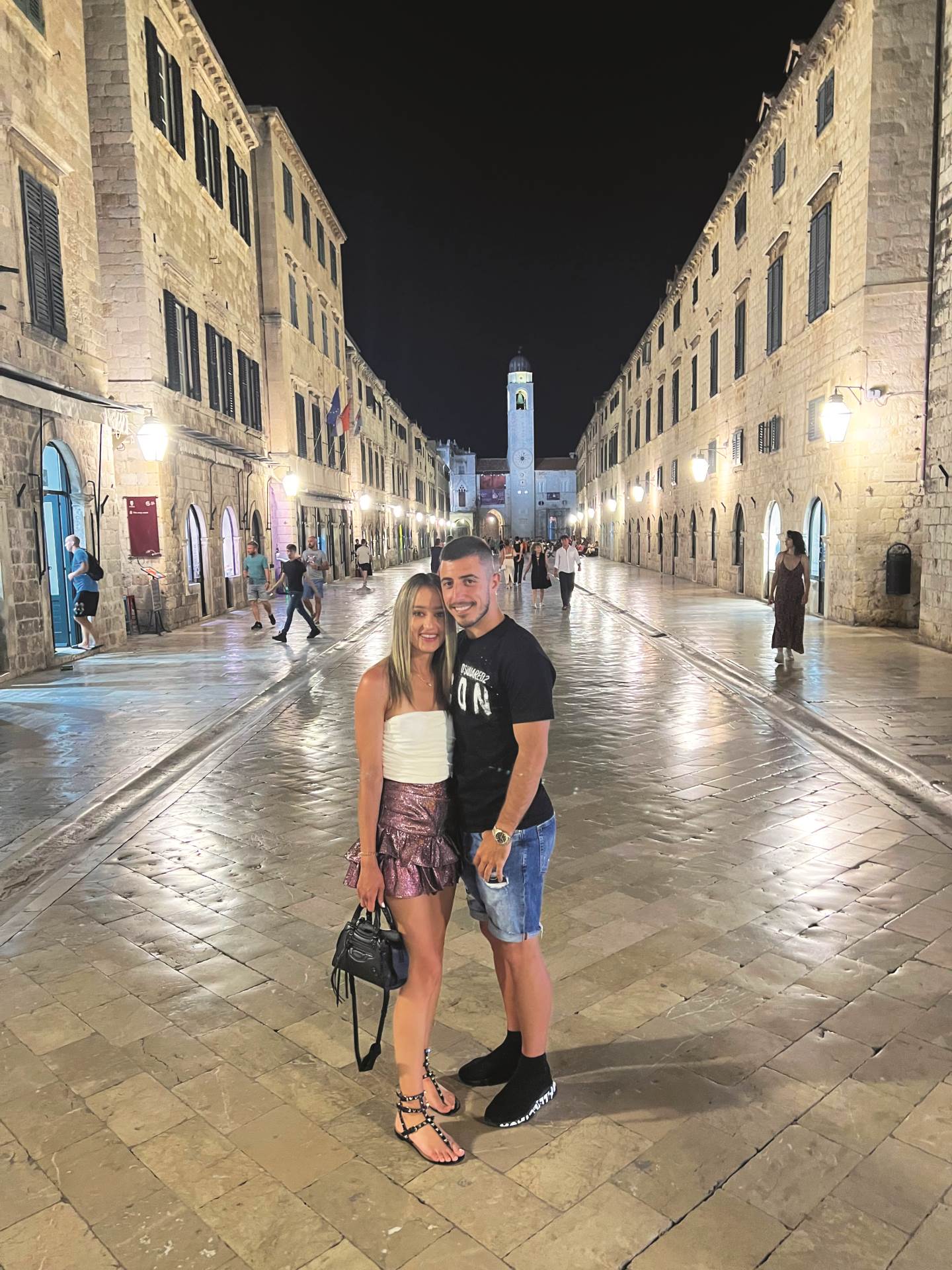 Josip Juranović i zaručnica u Dubrovniku