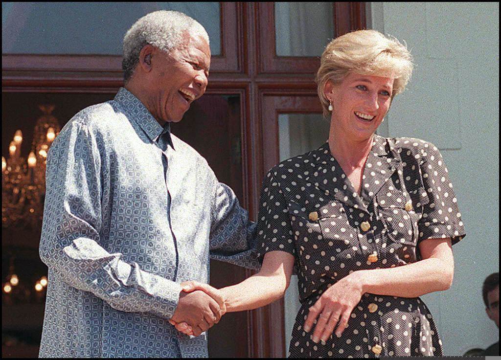 Princeza Diana i Nelson Mandela