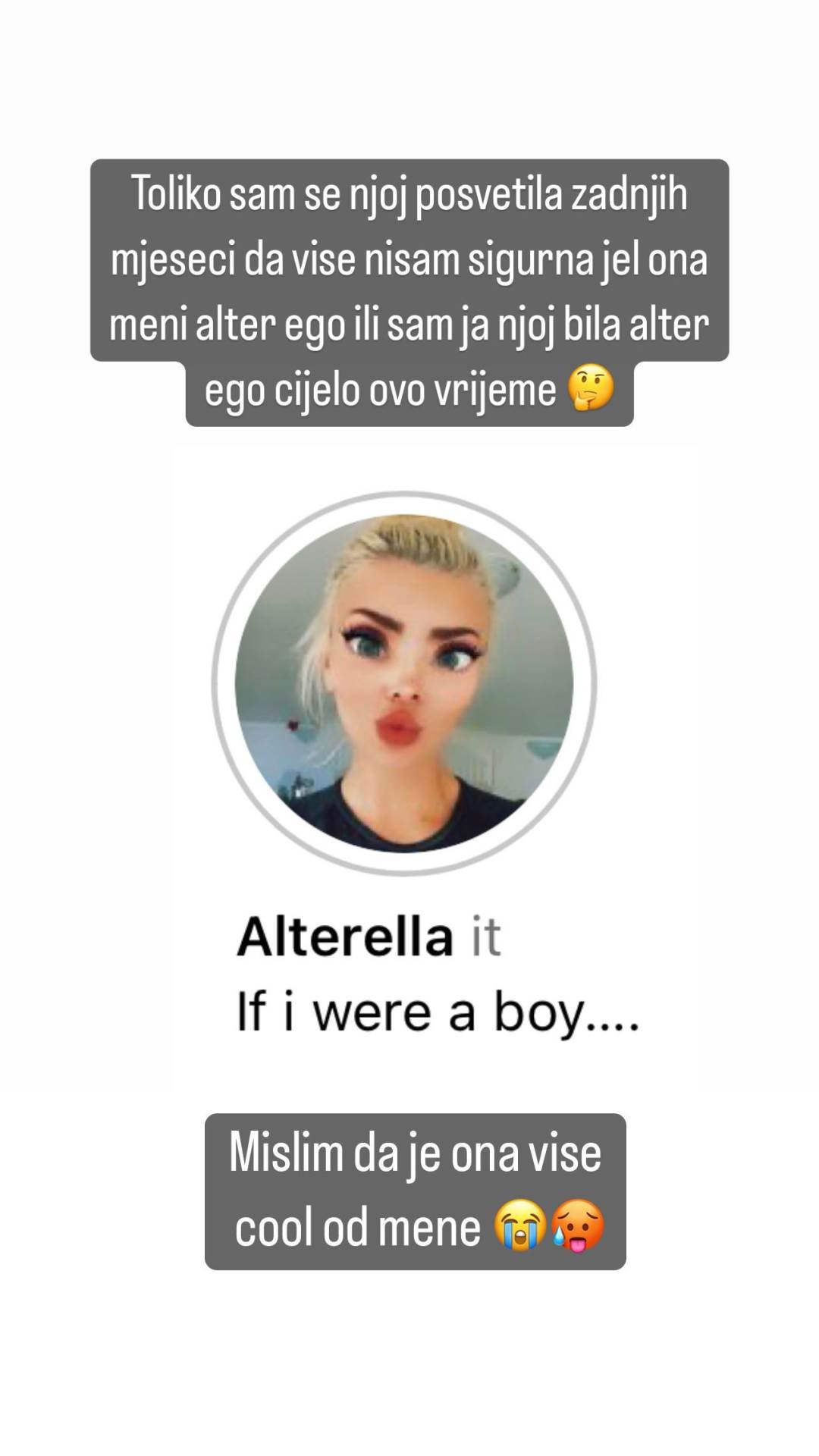 Ella Dvornik ima još jedan Instagram profil