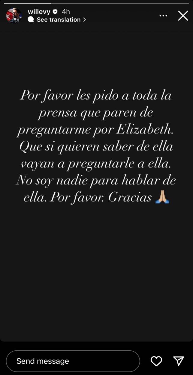 William Levy zamolio je medije da ga ne pitaju za Elizabeth Gutierrez