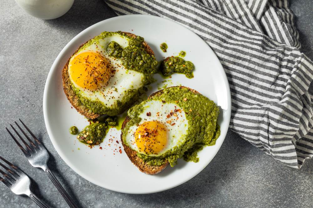 pesto egg