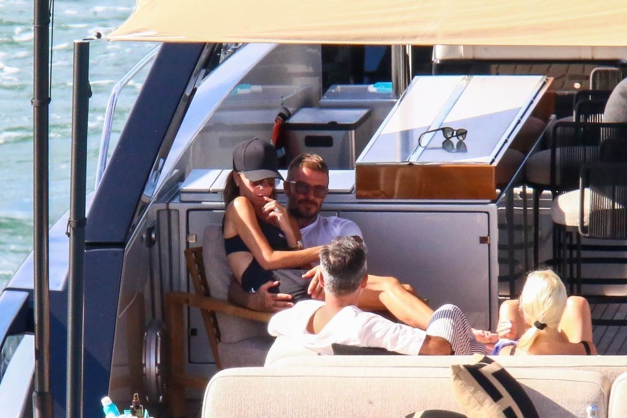 David i Victoria Beckham na jahti