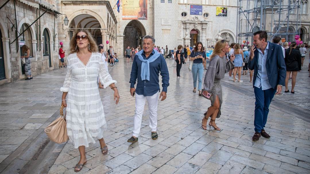 Slavica Ecclestone u Dubrovniku s Jeanom Alesijem