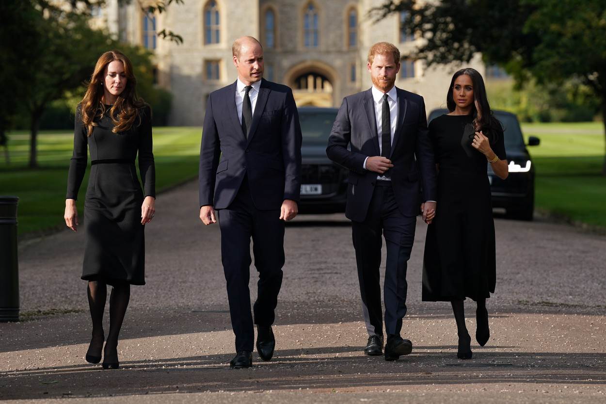 Princ Harry, princ William, Meghan Markle, Kate Middleton