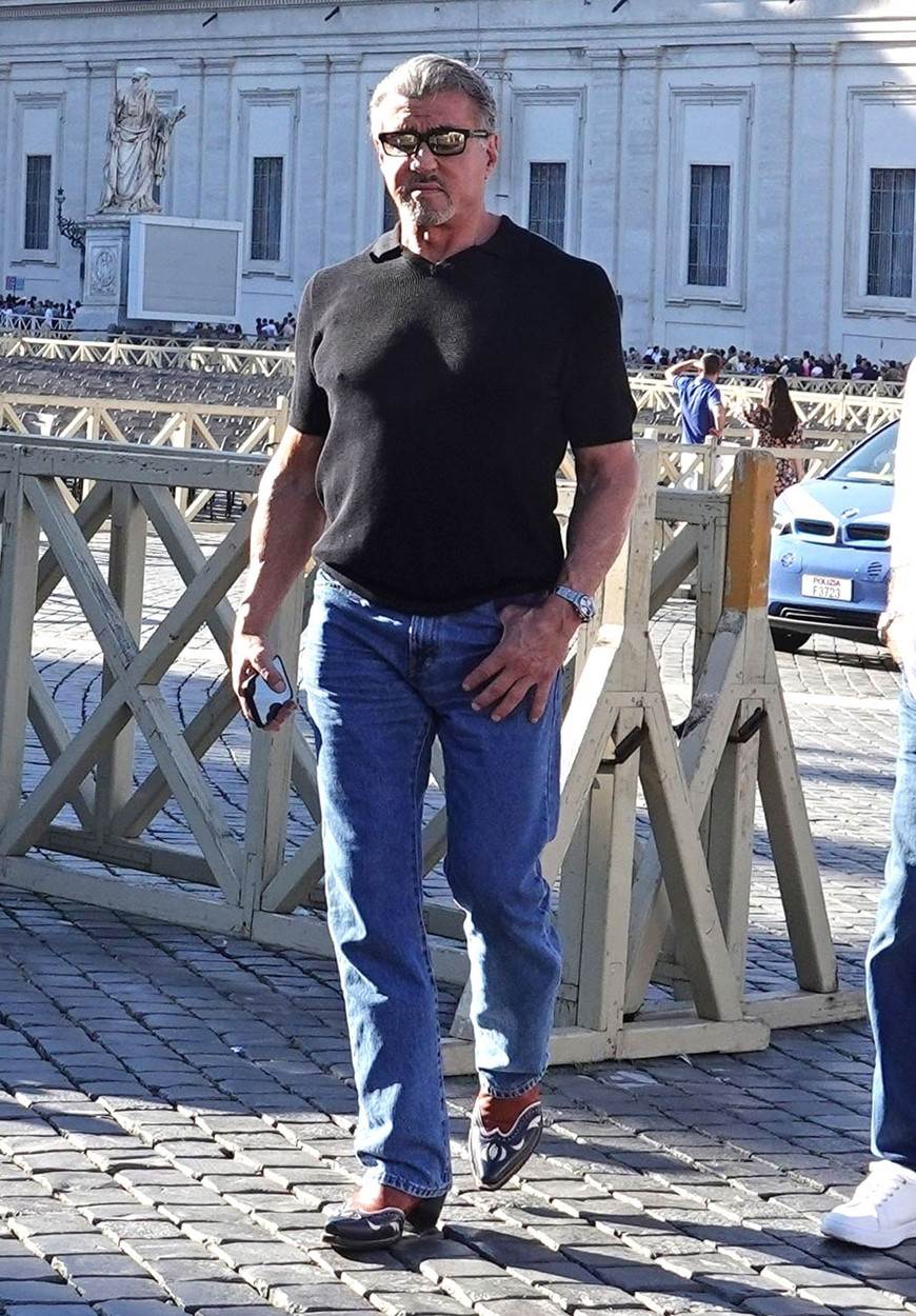 Sylvester Stallone snimljen je u Italiji