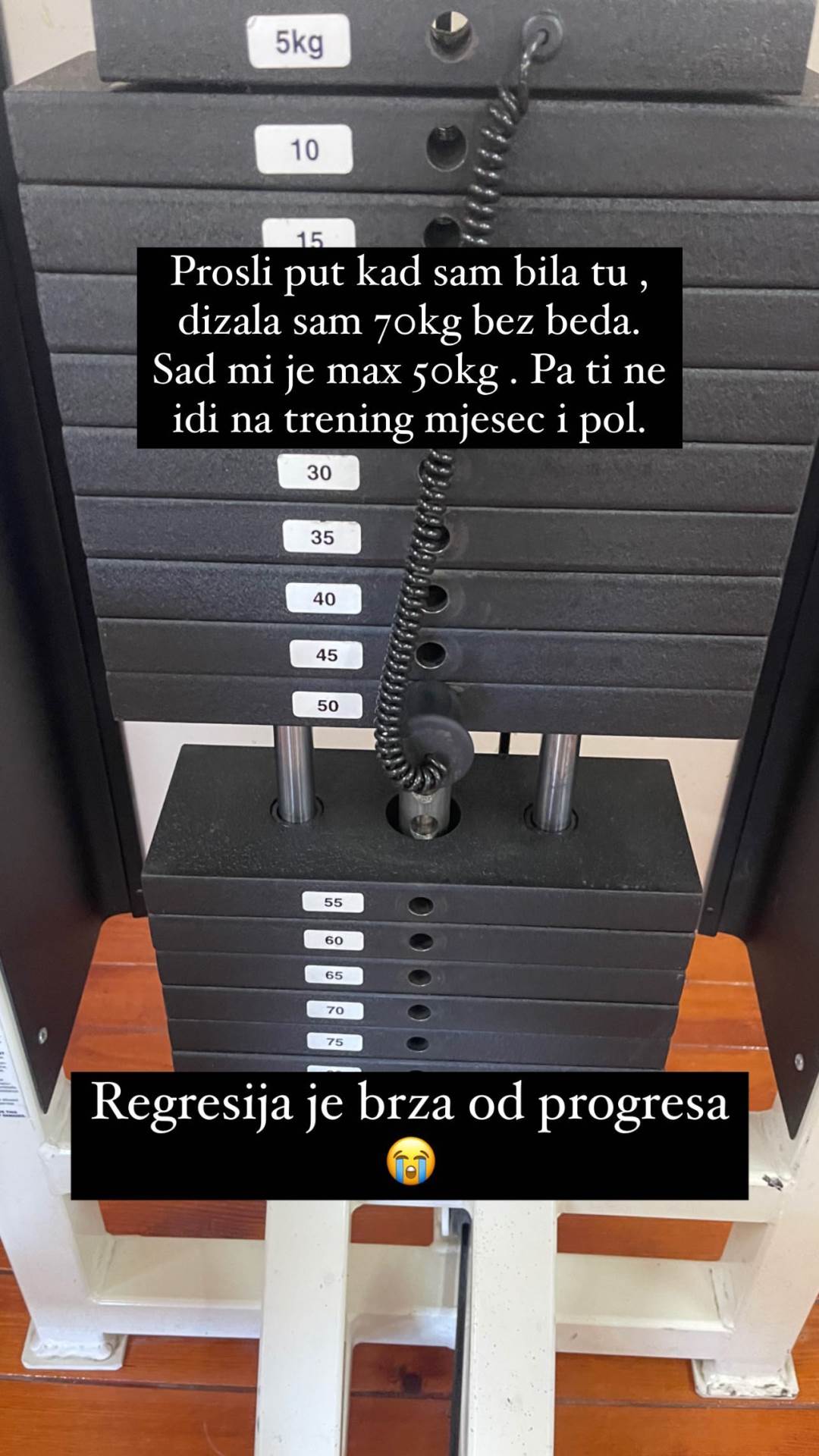 Ella se vratila treningu