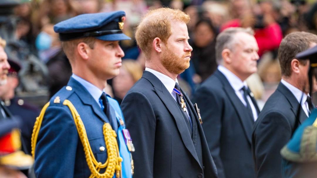 Princ Harry i princ William na ispraćaju bake, kraljice Elizabete II.