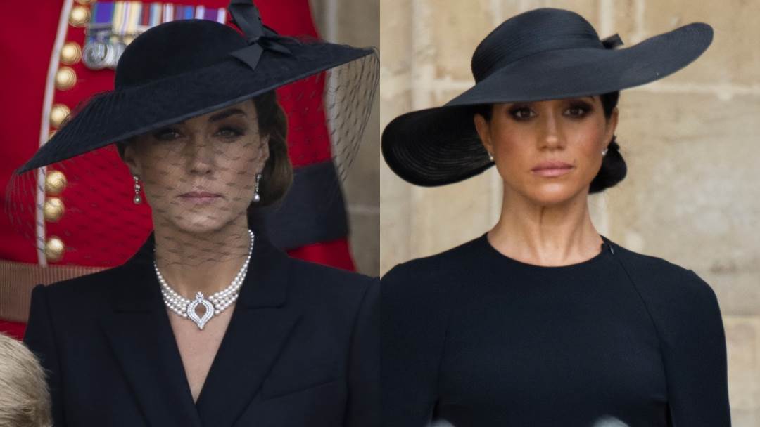 Kate Middleton i Meghan Markle na sprovodu kraljice Elizabete