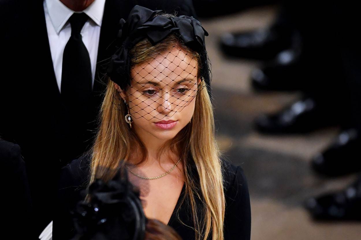 Amelia Windsor na kraljičinom sprovodu