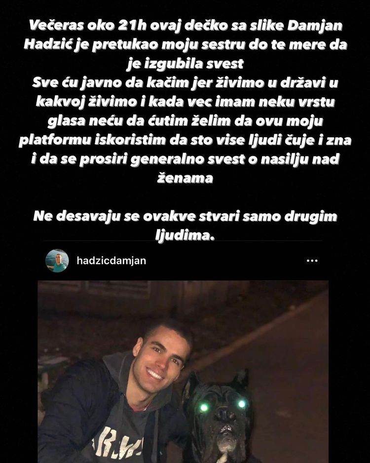 Obiteljsko nasilje nad sestrom Une Kablar