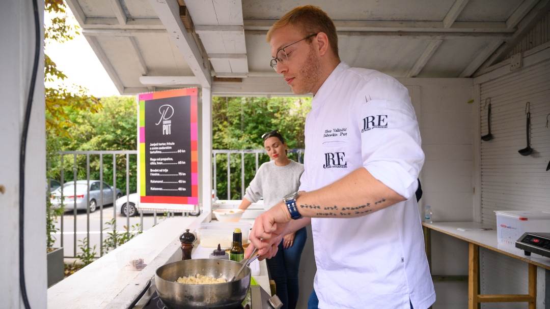 Tibor Valinčić, restoran Dubravkin put na Food Marketu