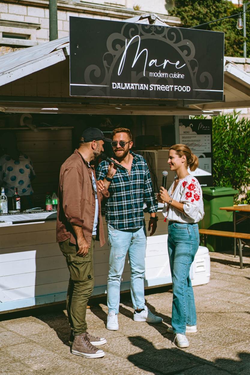 Doris Pinčić i Ivan Pažanin na prvom dubrovački street food festival BAVARIN