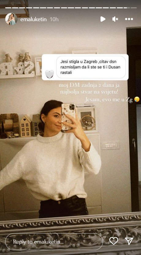 Ema Luketin vratila se u Zagreb