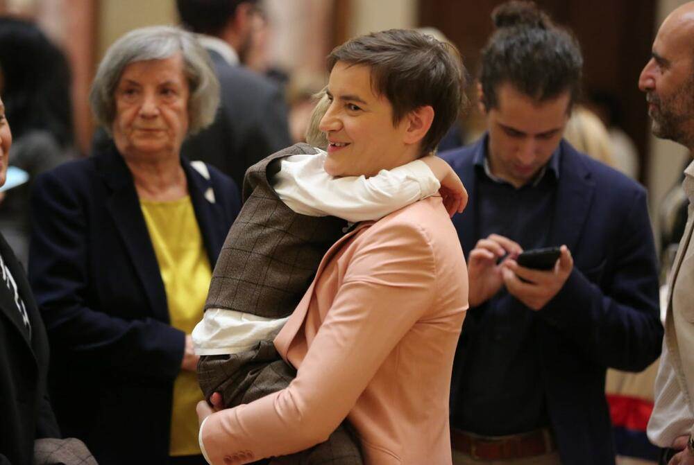 Ana Brnabić sa sinom Igorom