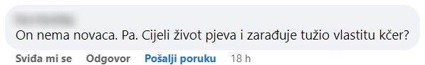 Komentari na tužbu Mladena Grdovića protiv kćeri