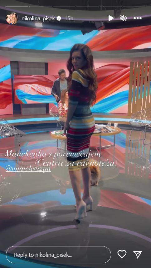 Nikolina Pišek voditeljica je na UNA televiziji