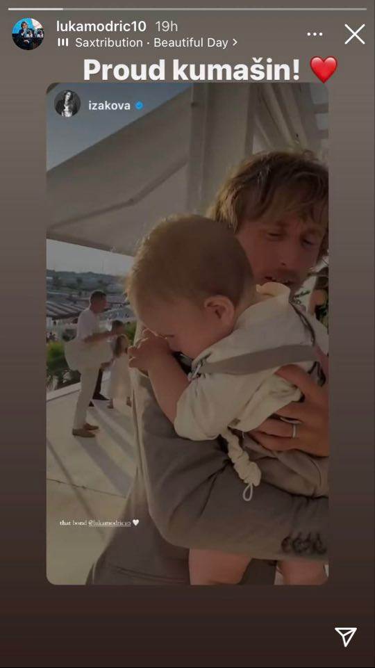 Luka Modrić je krsni kum sinu Matea i Izabel Kovačić