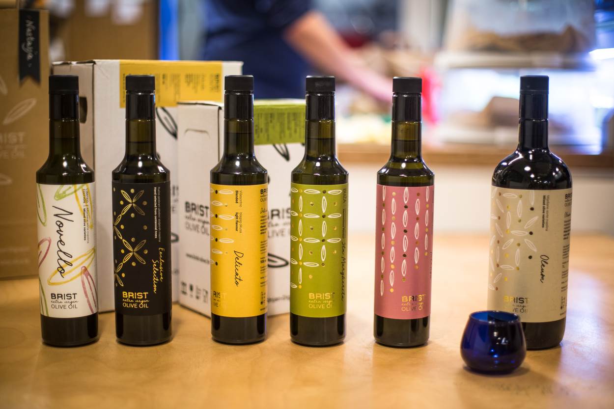 Brist olive oil tasting