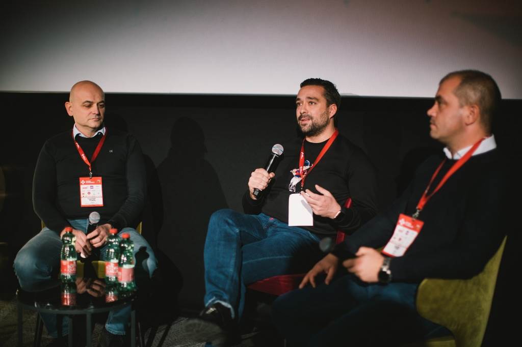 Vlado Vujica, Stipe Plejić i Frane Šesnić.jpg