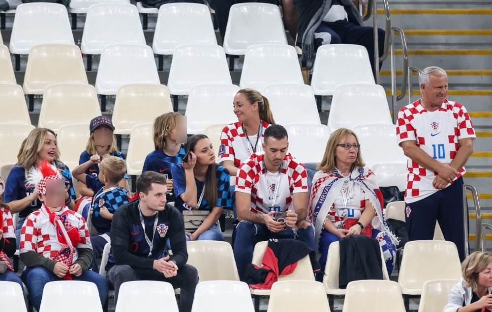 Obitelj Luke Modrića prije utakmice s Argentinom