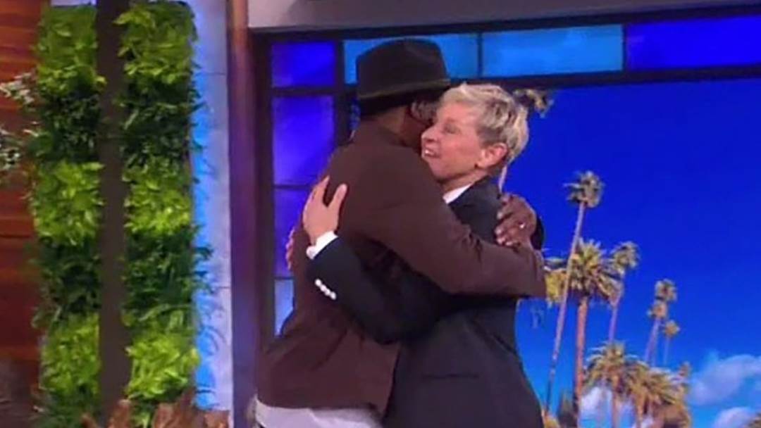 Ellen DeGeneres i Stephen 'tWitch' Boss