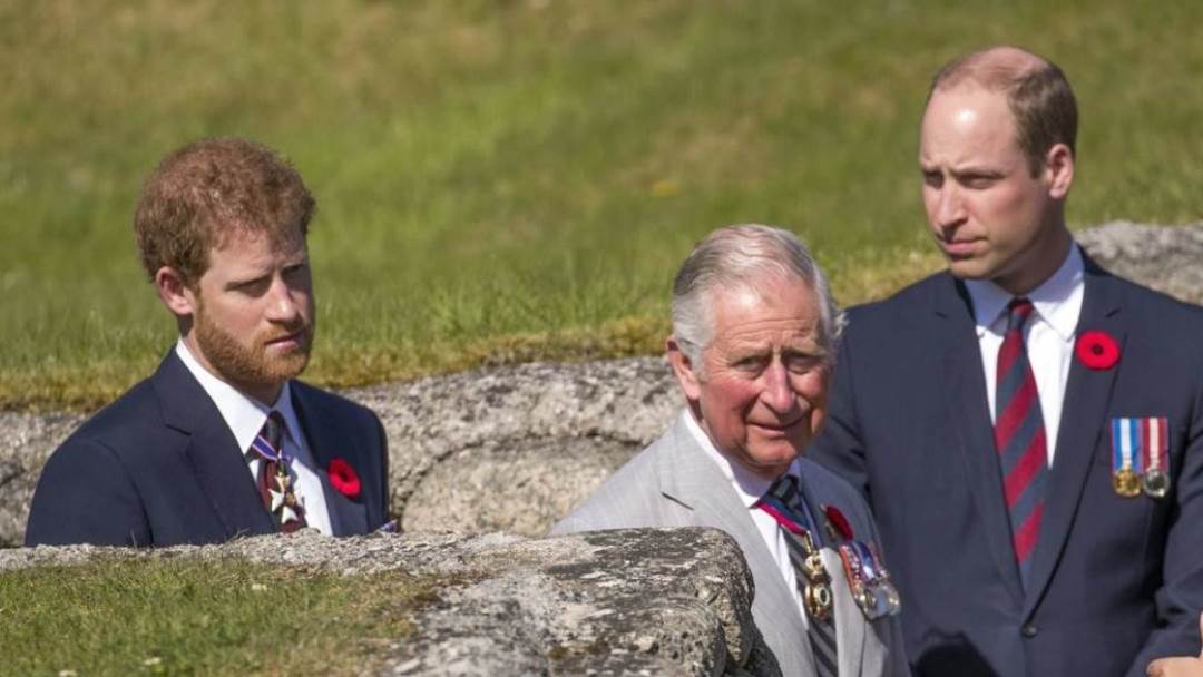 Princ Harry, princ William i kralj Charles