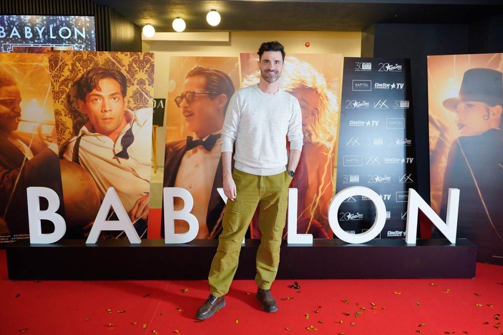 Igor Barberić na premijeri filma Babylon