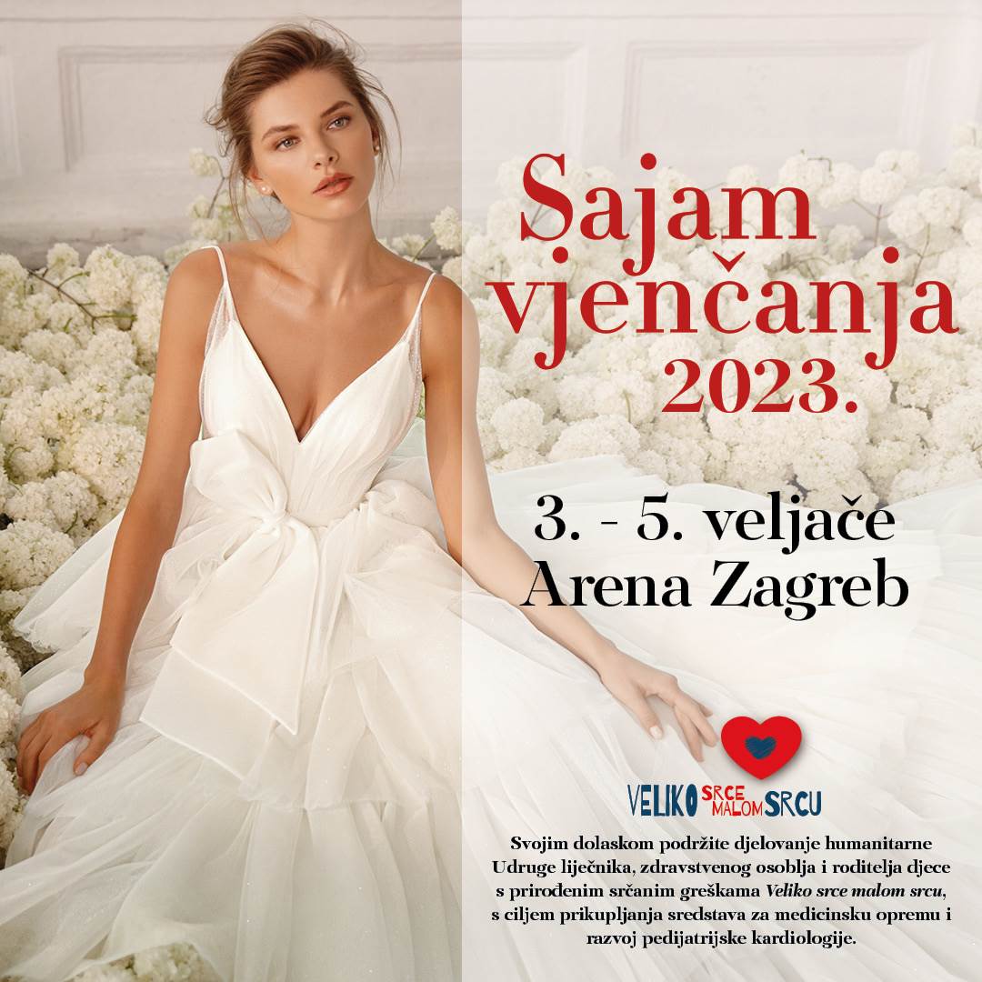 SAJAM VJENCANJA ZAGREB 2023 - VELIKO SRCE MALOM SRCU