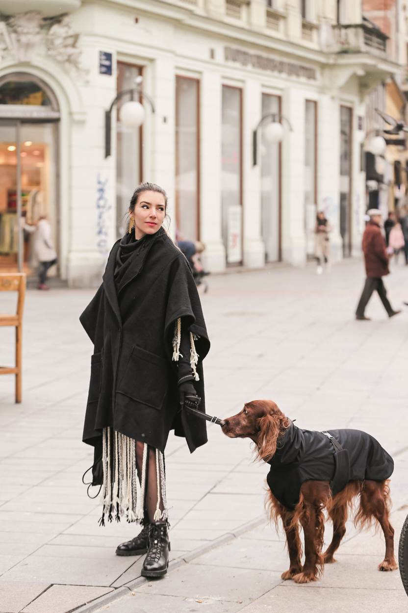 Ana Maria Ricov na zagrebačkoj špici s kućnim ljubimcem