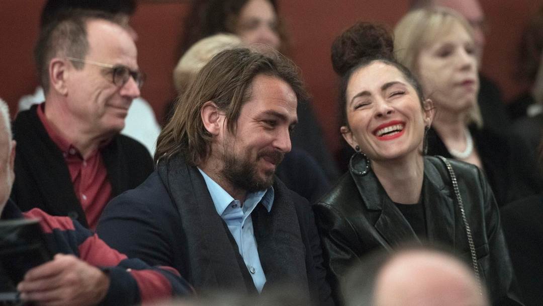 Niko Kranjčar i Zrinka Cvitešić na premijeri predstave Majka hrabrost i njezina djeca