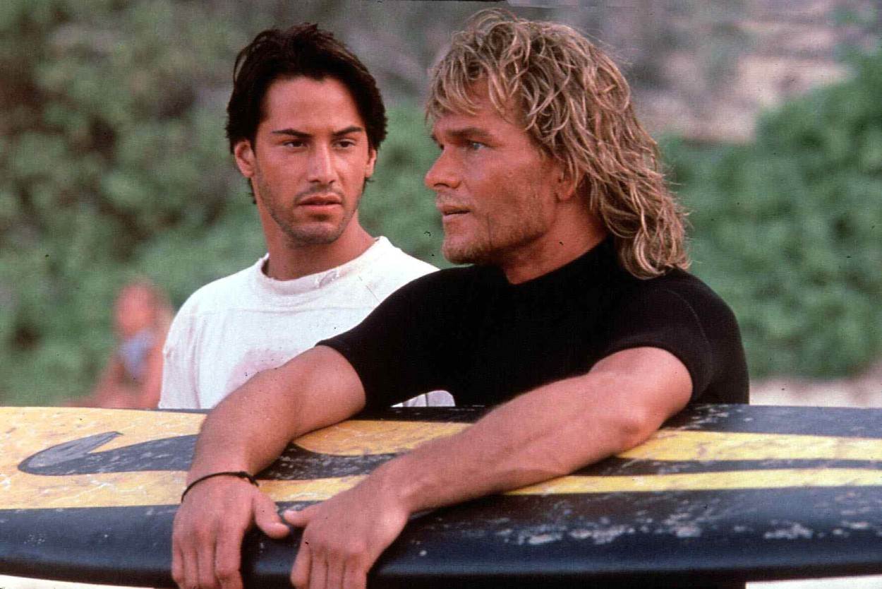 Patrick Swayze i Keanu Reeves u filmu 'Point Break'