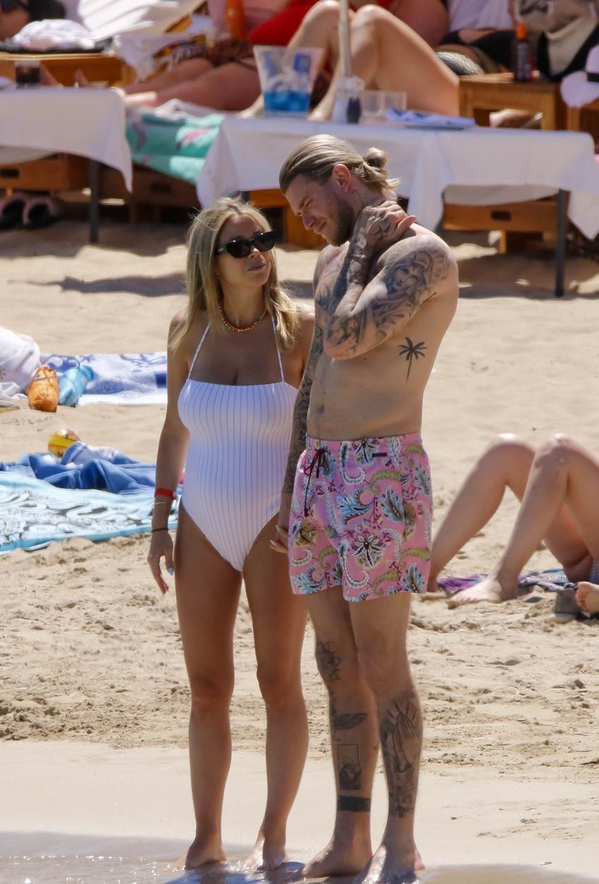 Diletta Leotta i Loris Karius na Ibizi