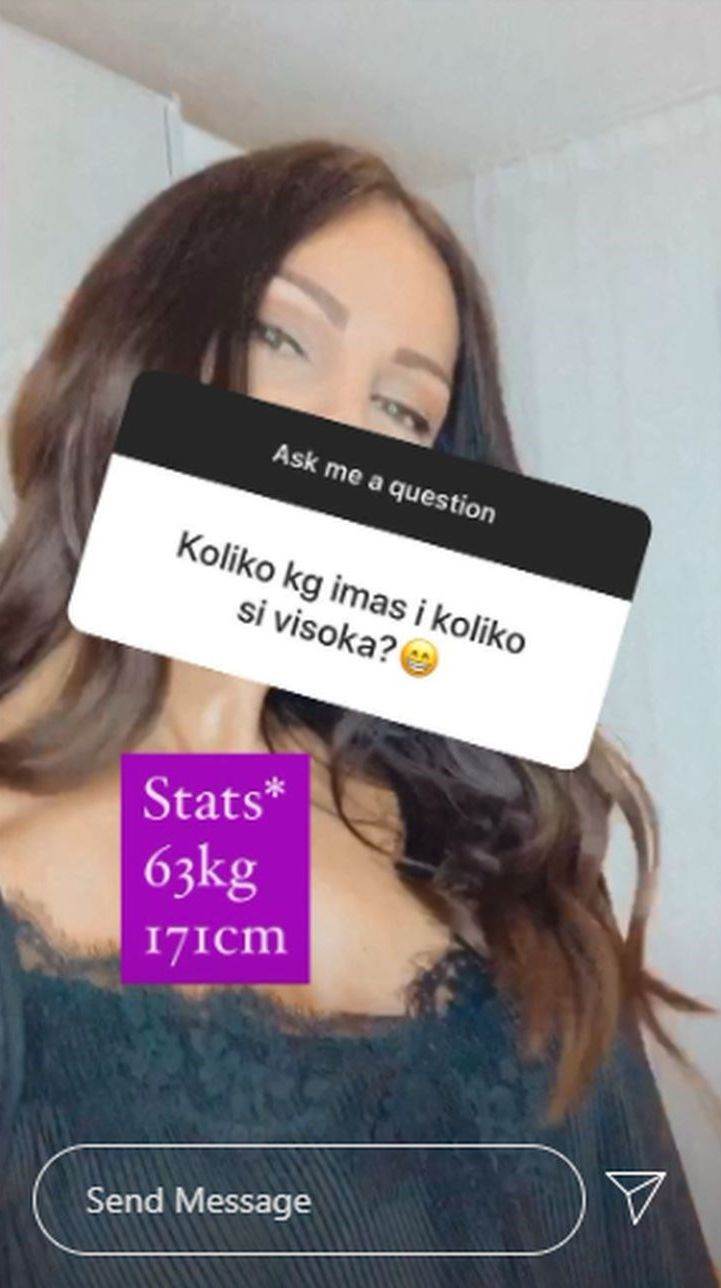 Koliko kilograma ima Žanamari Perčić