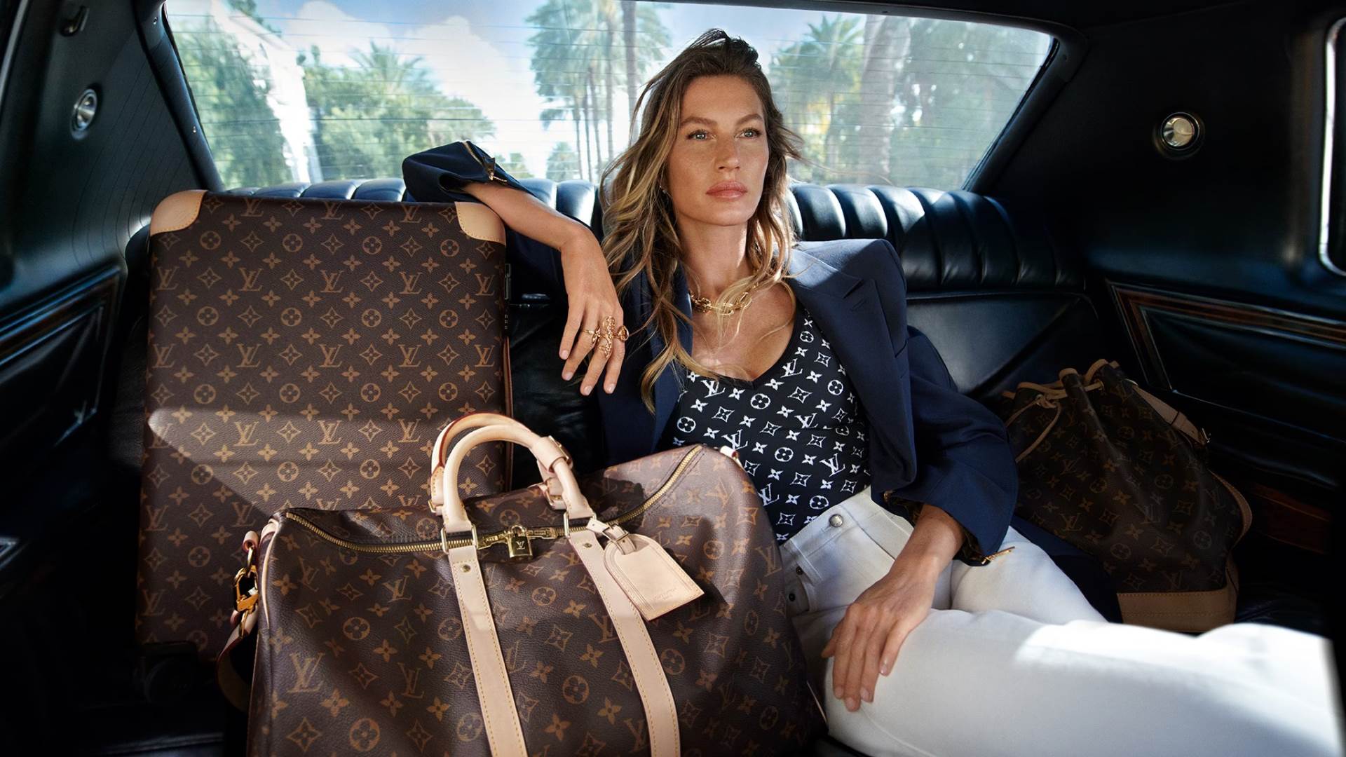 Gisele Bündchen Louis Vuitton kampanja koferi