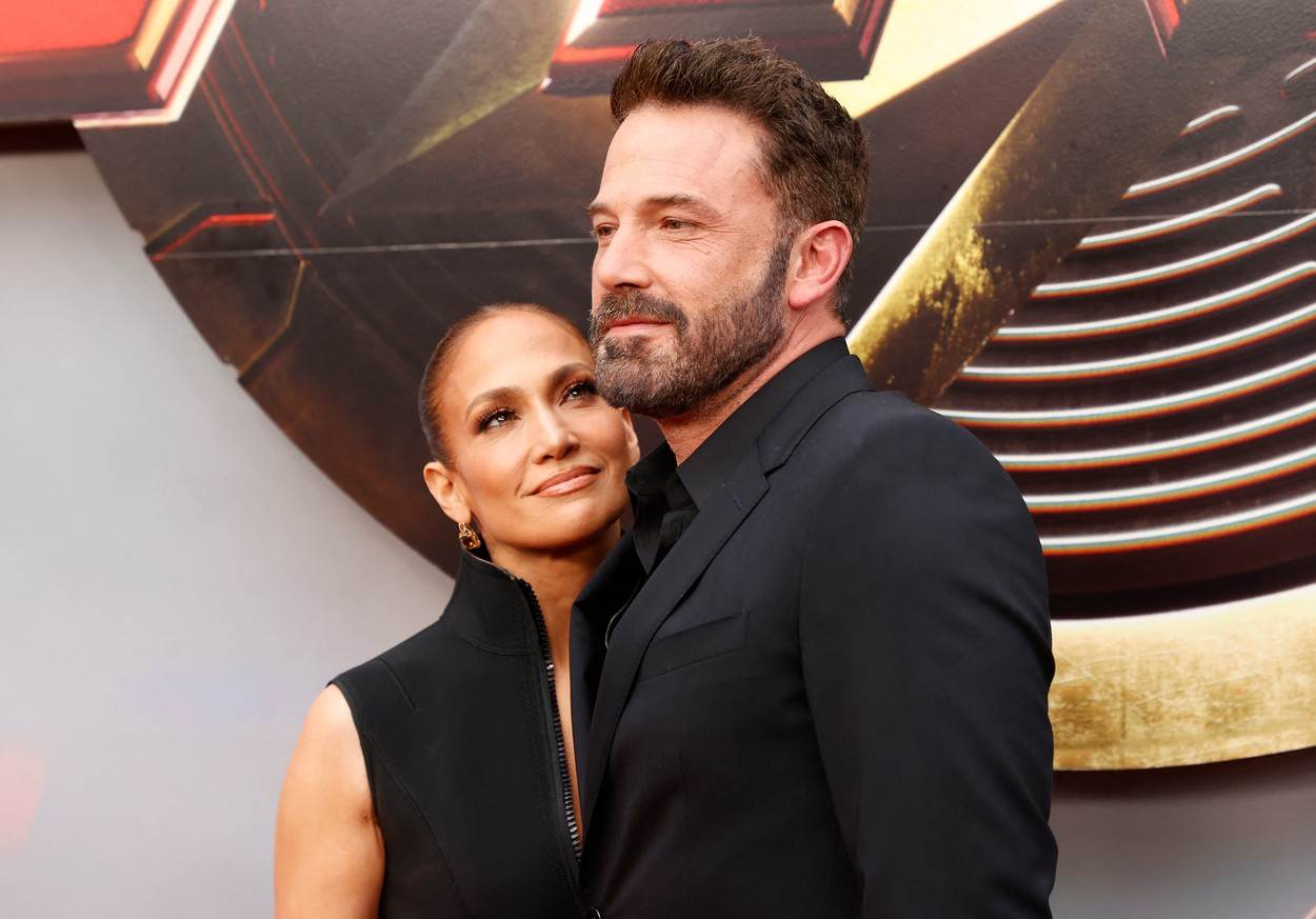 Ben Affleck i Jennifer Lopez na premijeri filma Flash