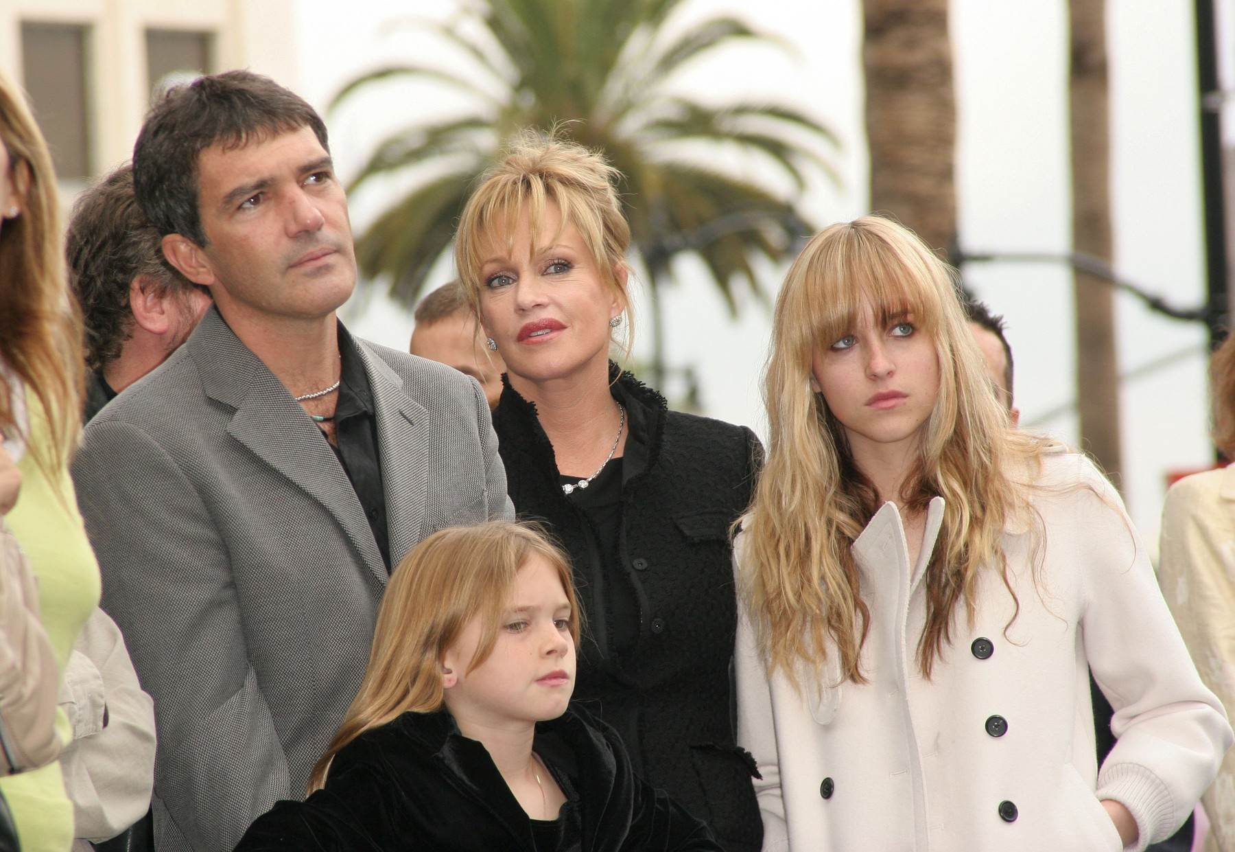 Stella Banderas, Antonio Banderas, Melanie Griffith i Dakota Johnson