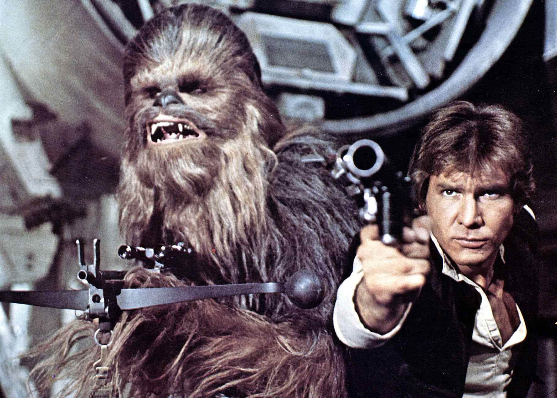 Harrison Ford kao Han Solo u filmu Ratovi zvijezda