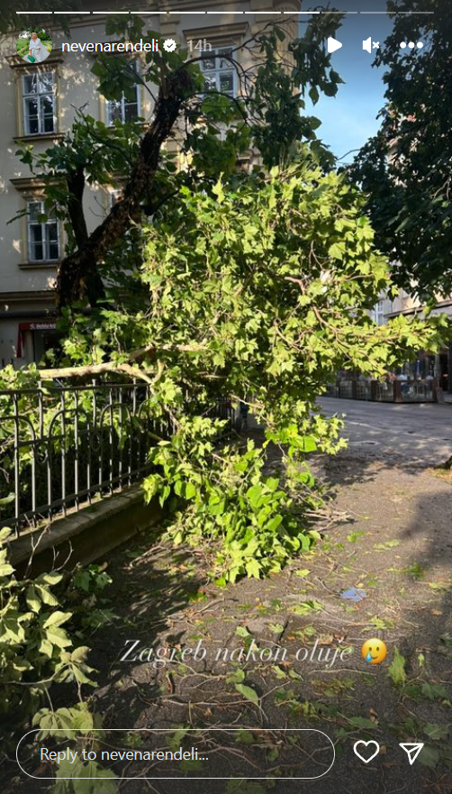 Nevena Rendeli Vejzović o oluji u Zagrebu