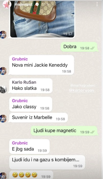 Marko Grubnić u Španjolskoj je kupio Gucci torbicu kao suvenir