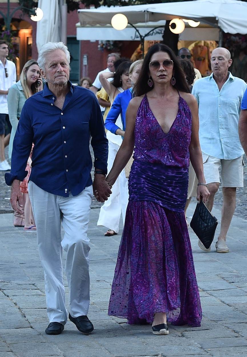 Michael Douglas i Catherine Zeta-Jones u Portofinu