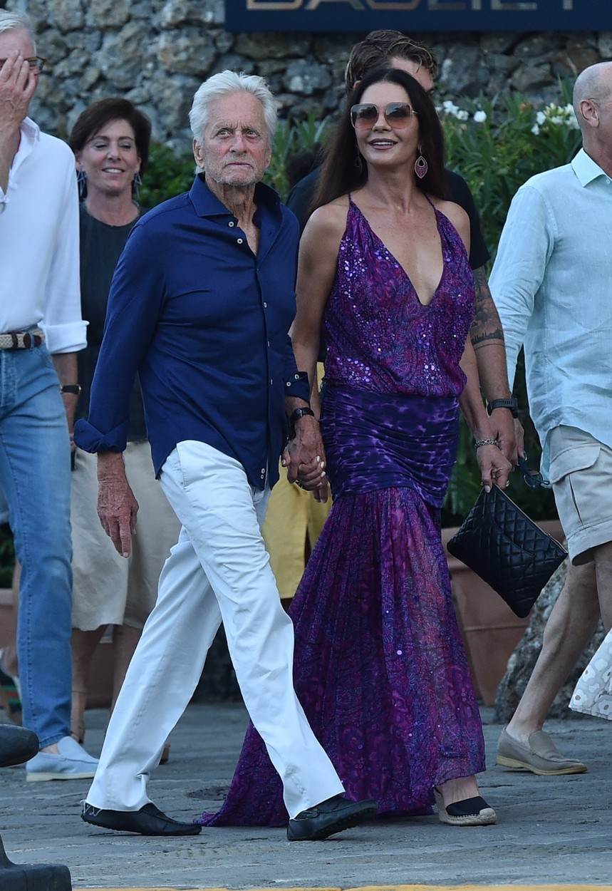 Michael Douglas i Catherine Zeta-Jones u Portofinu