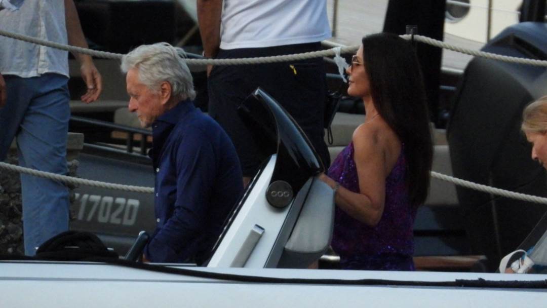 Michael Douglas i Catherine Zeta-Jones u Portofinu