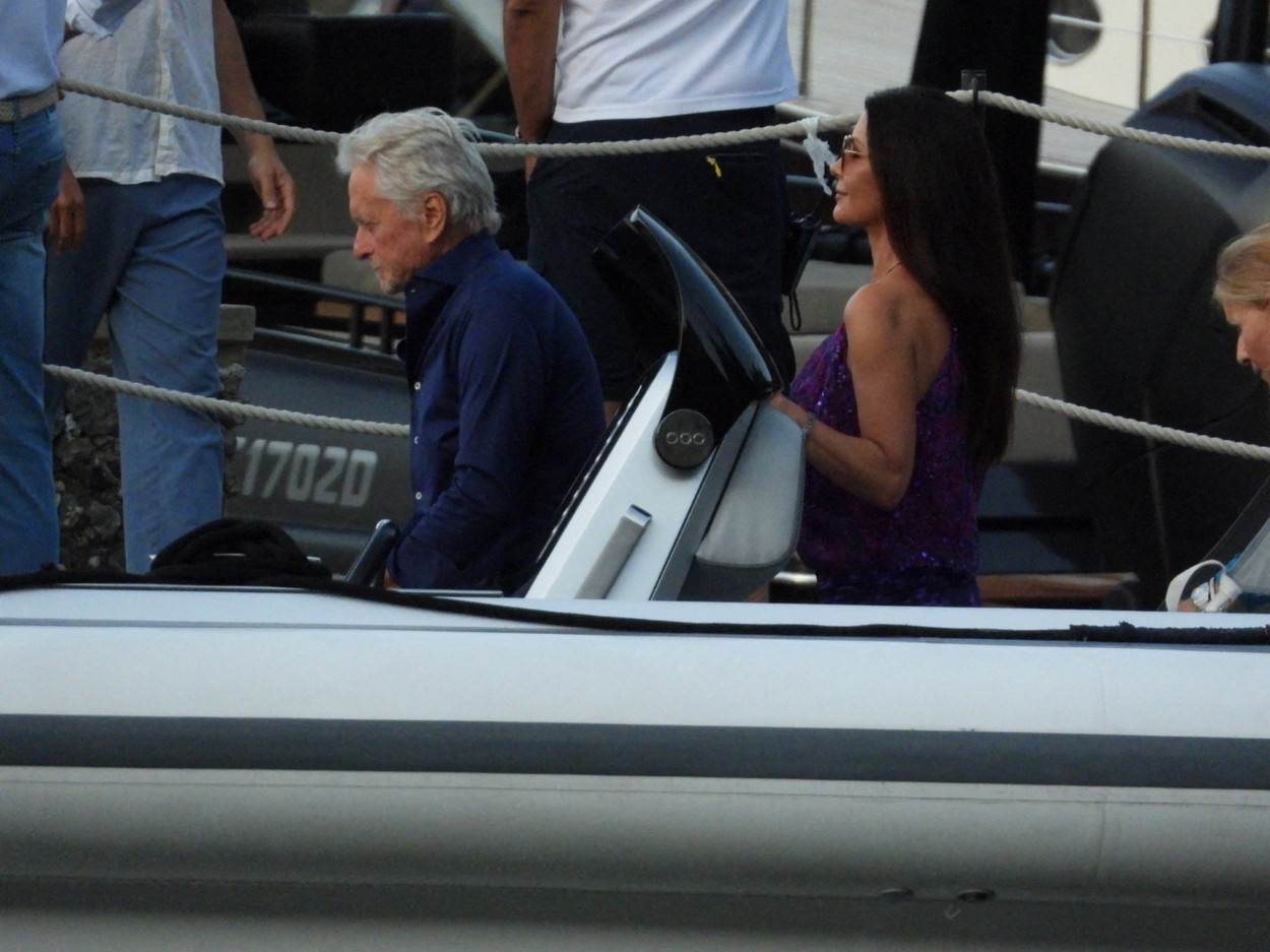 Michael Douglas i Catherine Zeta-Jones u Portofinu