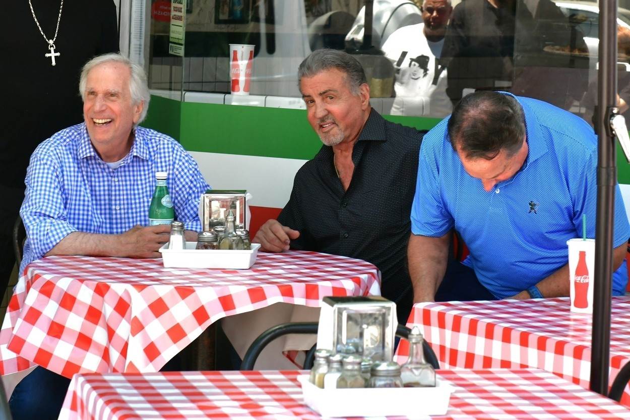 Sylvester Stallone uhvačen na snimanju svoje reality emisije 'The Family Stallone'.