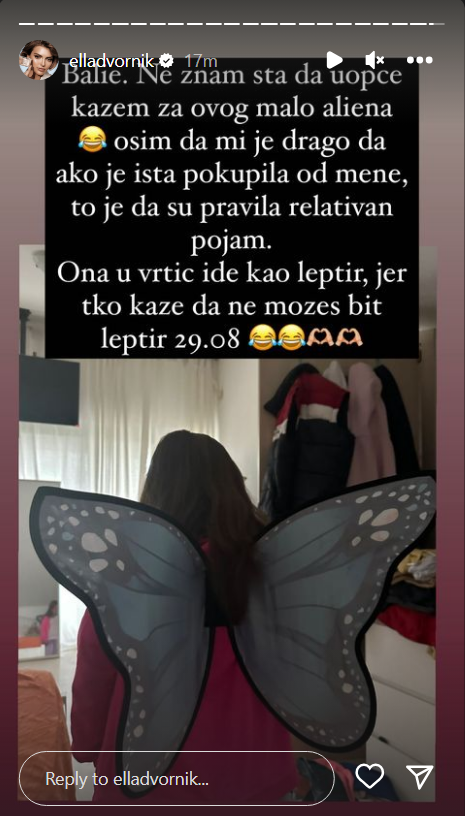 Balie Dee ide u vrtić s krilima