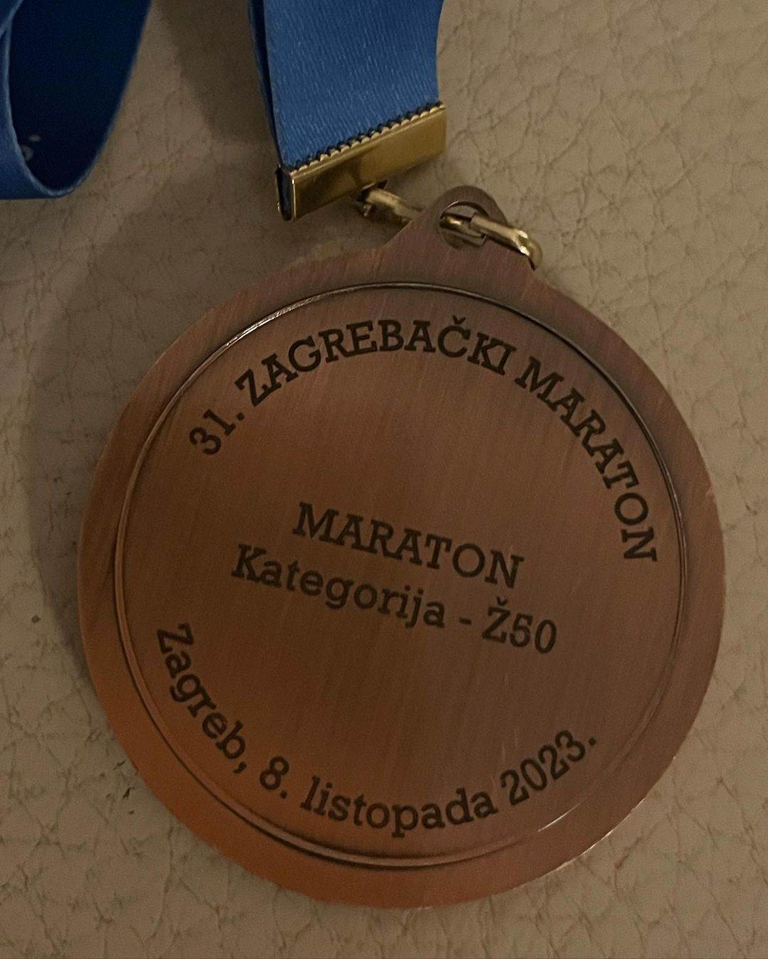 Ecija Ojdanić na 31. Zagrebačkom maratonu