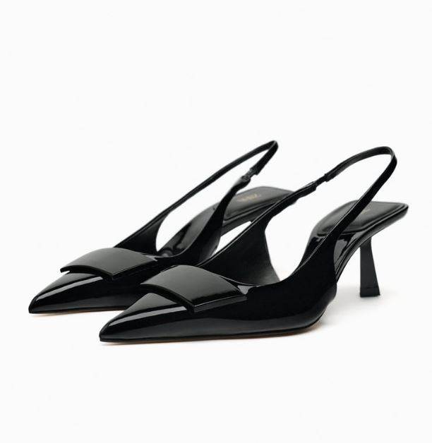 CIPELE S VISOKOM POTPETICOM I OTVORENOM PETOM, ZARA,  29,95 EUR