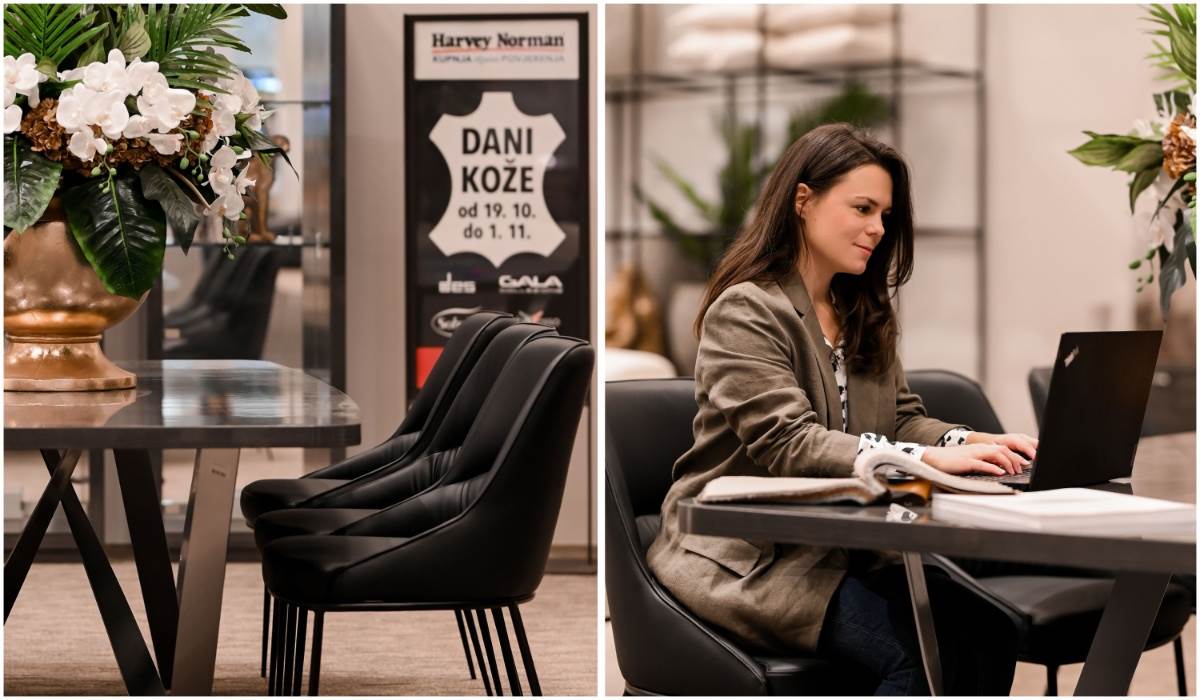 Harvey Norman kožne garniture