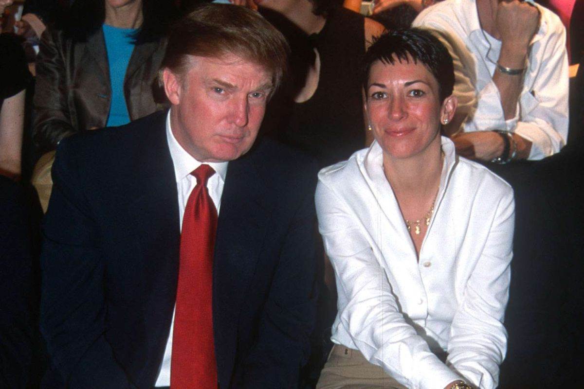 Ghislaine Maxwell i Donald Trump